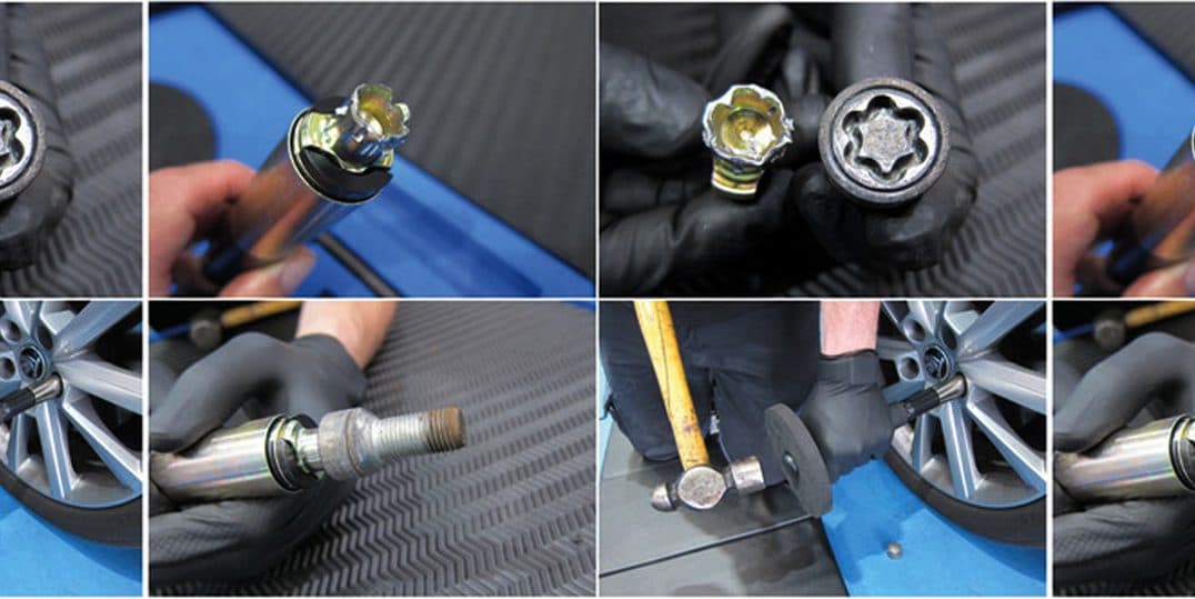 Locking Wheel Nut Removal. Mobile Tyre Pro mobile service